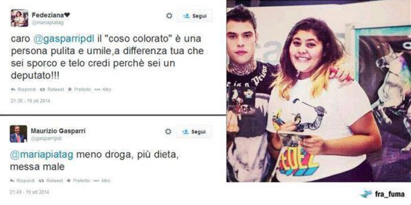 lite Fedez Gasparri